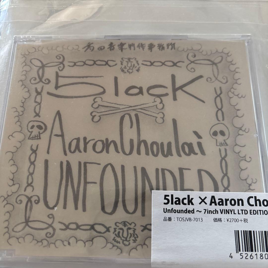 5lack×AaronChoulai Unfounded 新品未使用送料込み