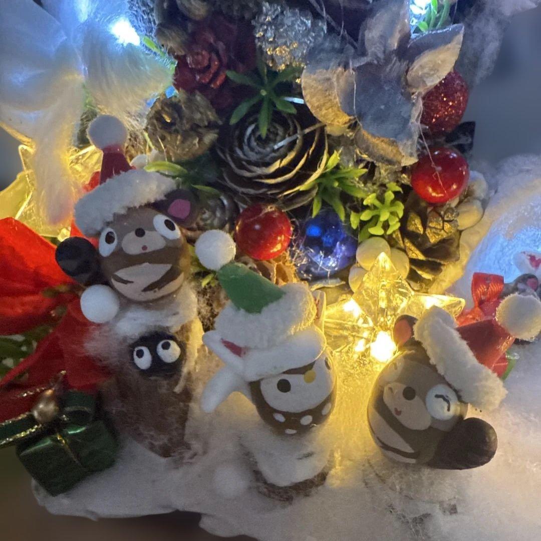 どんぐりアート♡BIGクリスマスオブジェ♡
