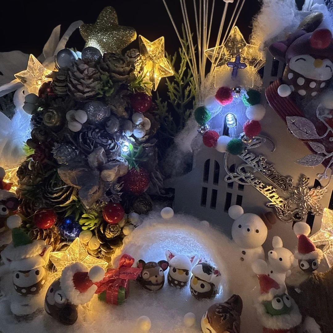どんぐりアート♡BIGクリスマスオブジェ♡