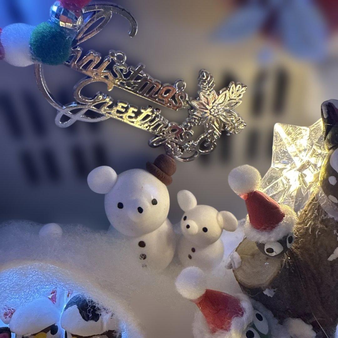 どんぐりアート♡BIGクリスマスオブジェ♡