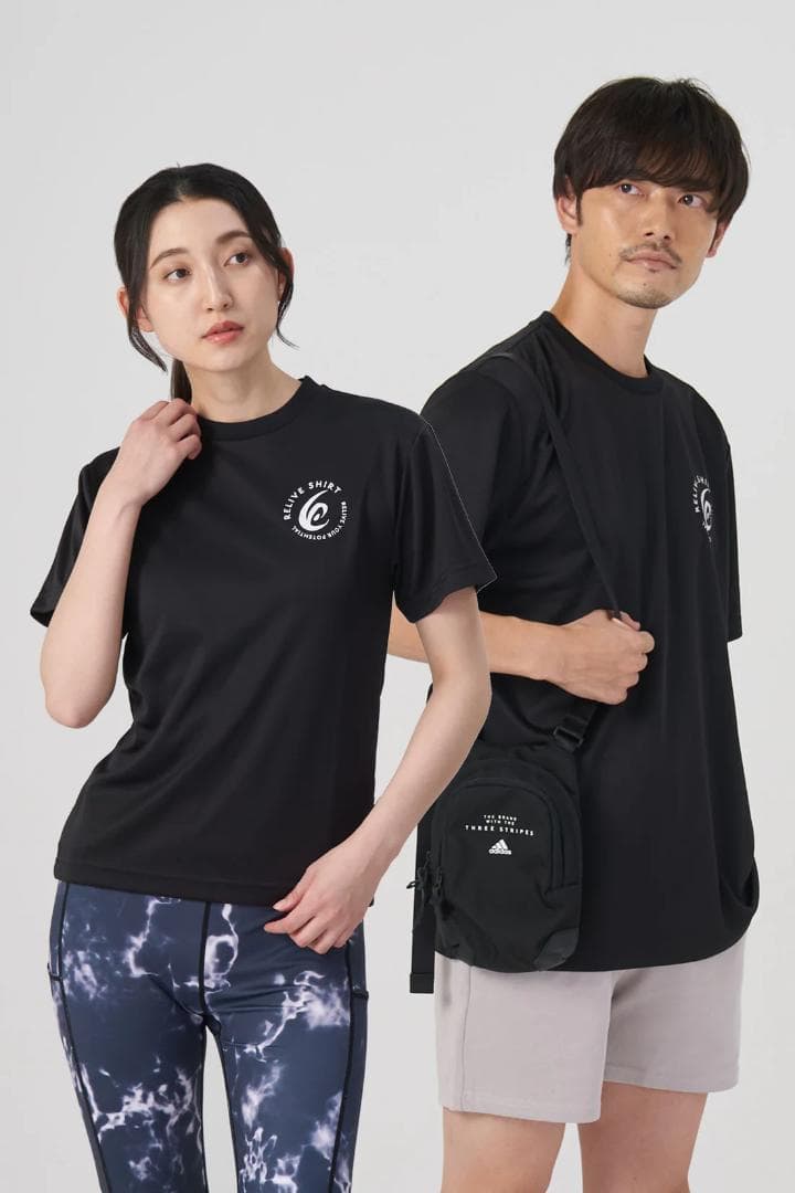 【新品未使用】RELIVE　リライブ　Tシャツ LL 2枚 黒 & 白