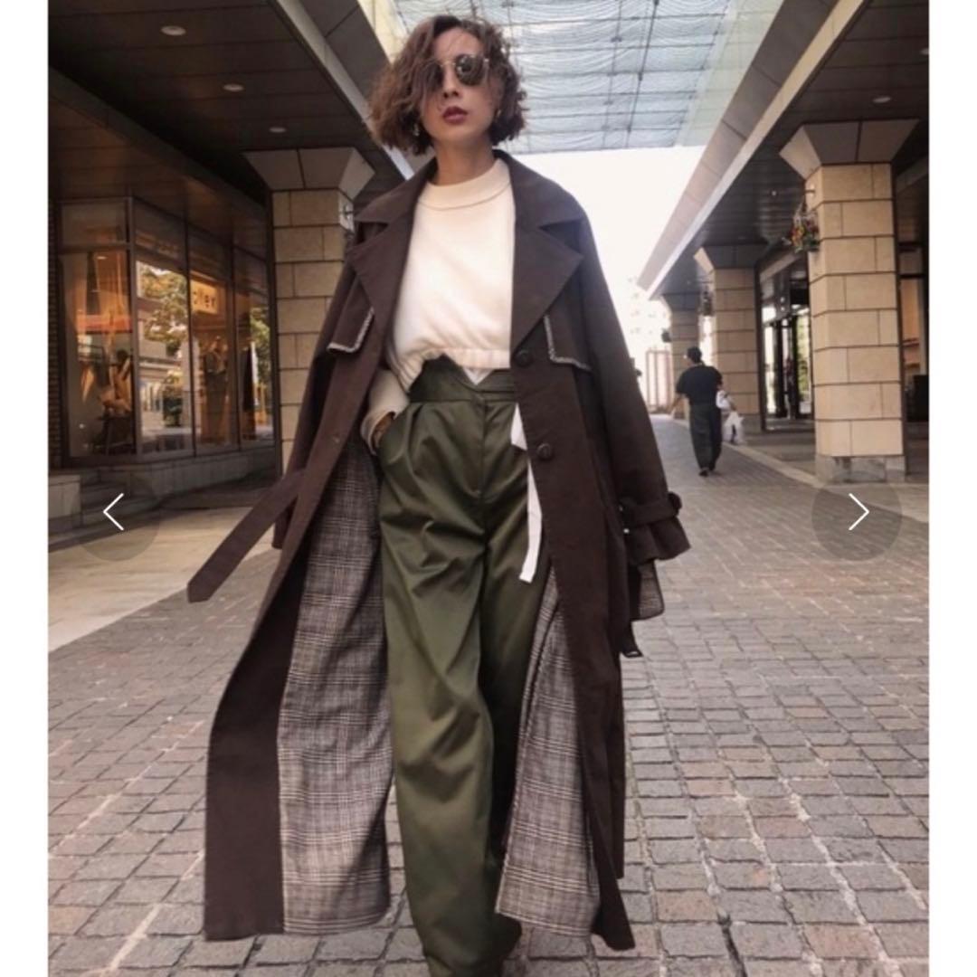 Ameri vintage アメリ ヴィンテージ リバーシブルトレンチコート
