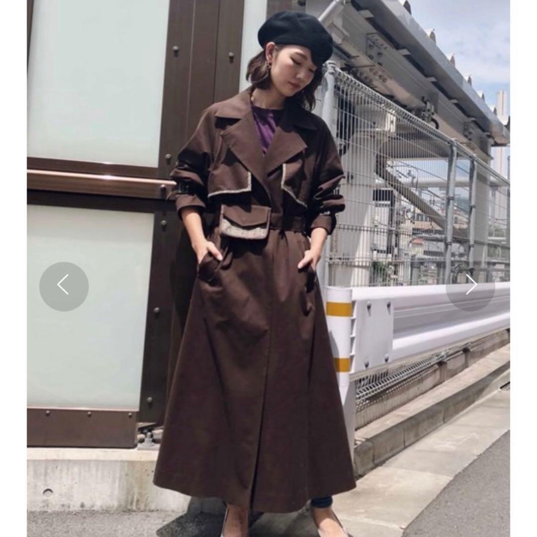 Ameri vintage アメリ ヴィンテージ リバーシブルトレンチコート