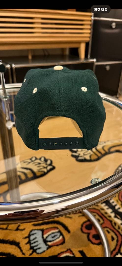 あ*あ様 白タグOLDステューシー　ヴィンテージキャップ WOOL グリーン