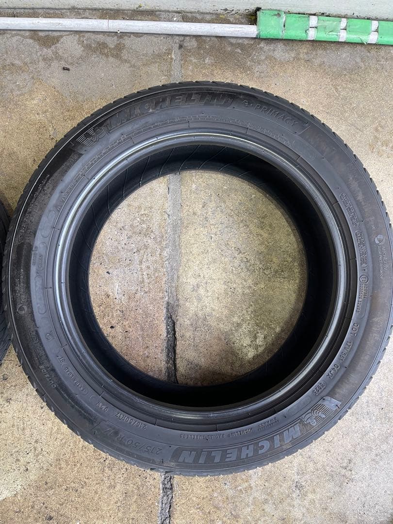 ミシュラン e•PRIMACY 215/50R17 中古品 タイヤ3本セット
