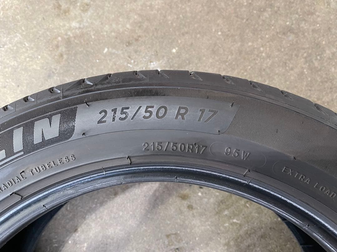 ミシュラン e•PRIMACY 215/50R17 中古品 タイヤ3本セット