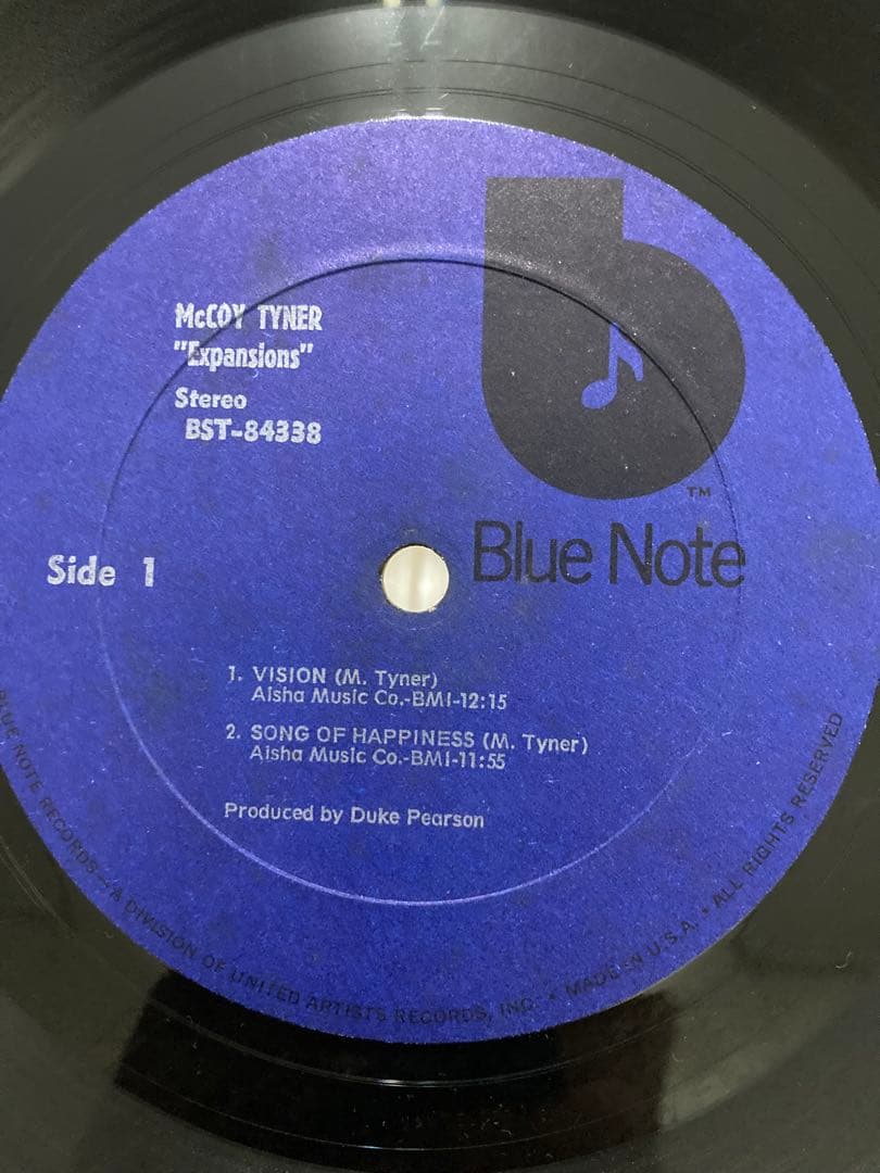 McCoy Tyner Expansions US盤 VAN GELDER刻印