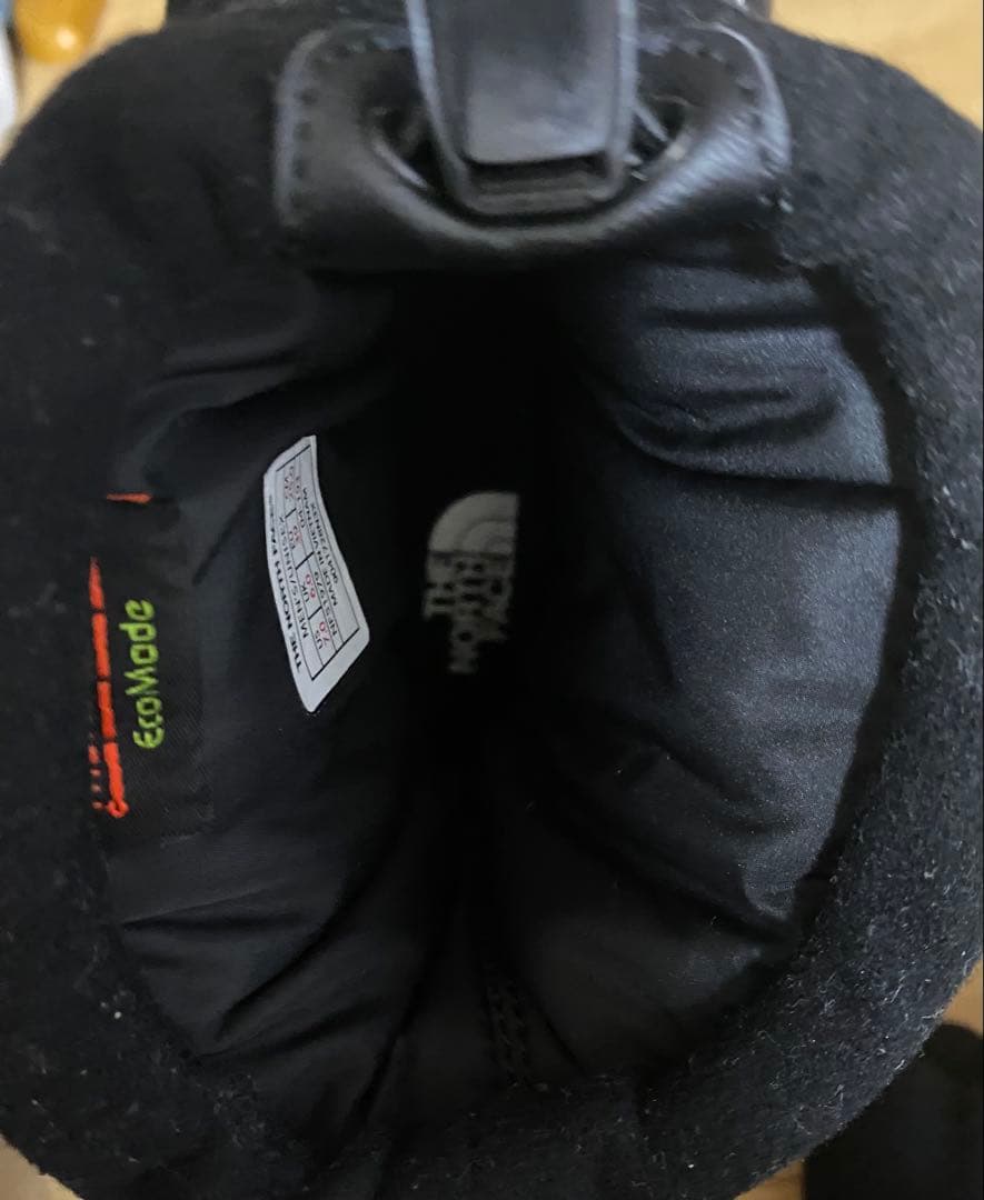 らんまりちょこ　THE NORTH FACE 防寒ブーツ　ブラック　25