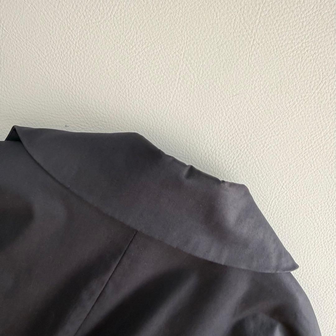 希少✨4.4万円✨エンフォルド　コクーンチェスターコート　ワイドゆったり　紺　M