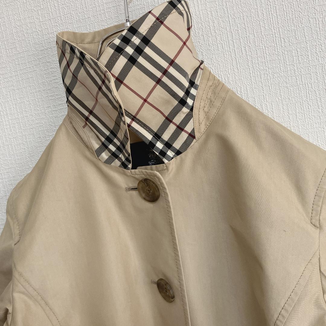 BURBERRYステンカラーコート11レディース三陽商会バーバリーノバチェック