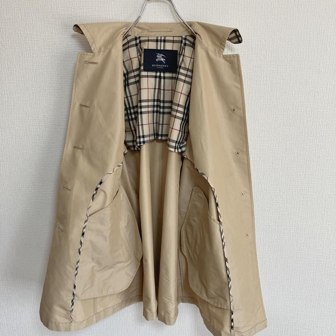 BURBERRYステンカラーコート11レディース三陽商会バーバリーノバチェック