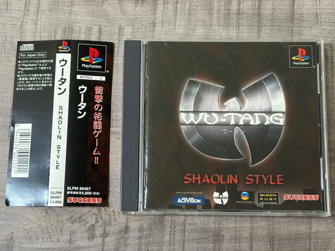 Wu-Tang Clan Shaolin Style HIPHOP ゲームソフト
