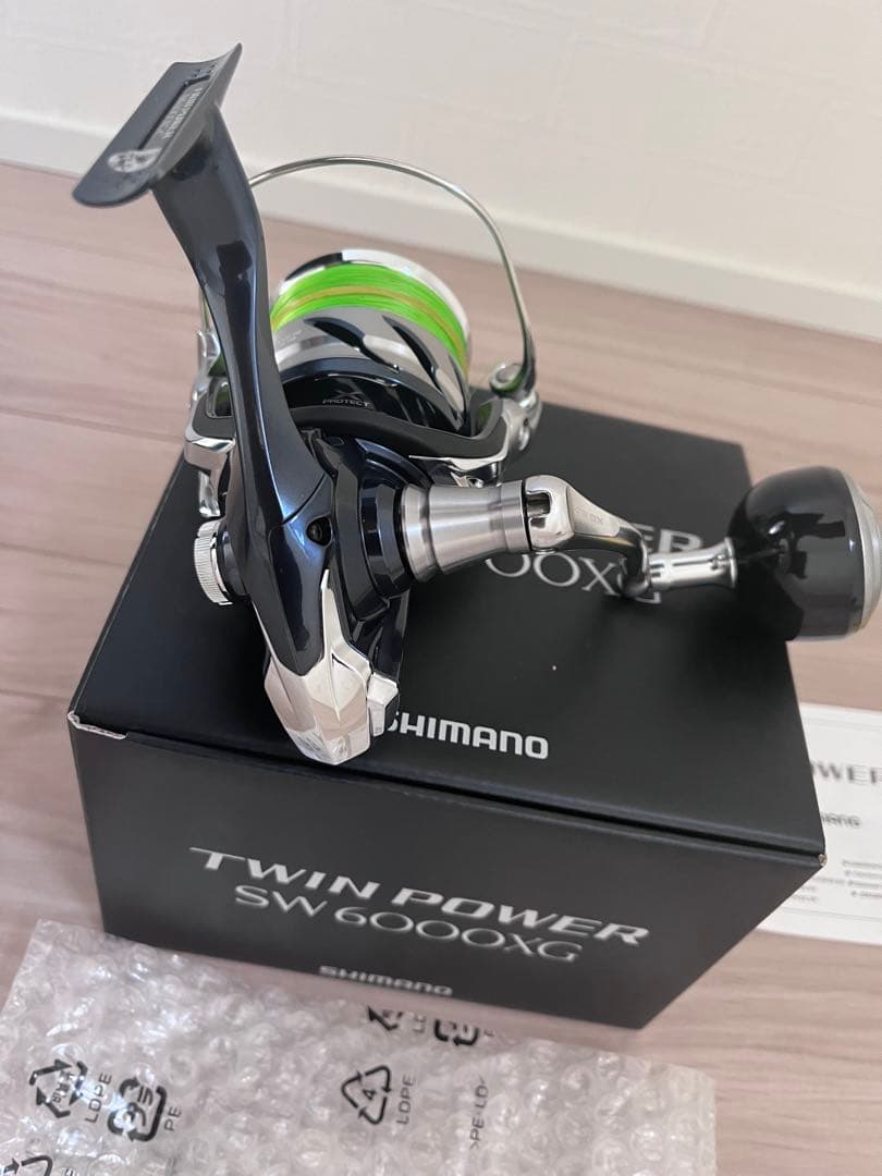 21ツインパワーSW6000ＸＧ美品値下シマノピットブル8 300m2号未使用付
