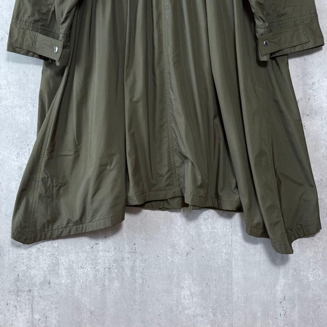 レキップ ヨシエイナバ　Aライン モッズコート ロングコート カーキ 38