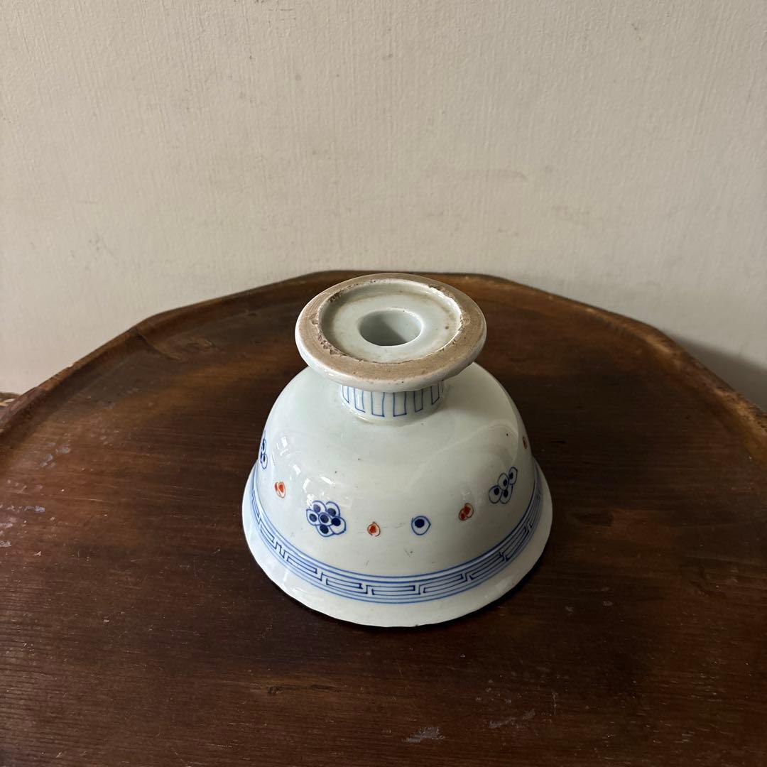 古伊万里盃洗　江戸時代.明治　骨董品　アンティーク　古道具　骨董　白磁　検:李朝