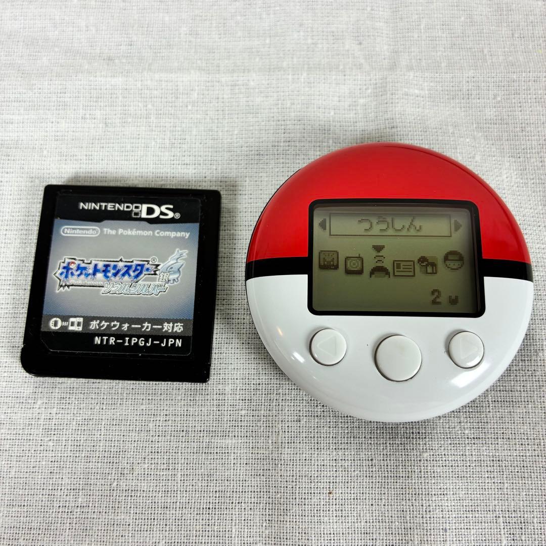 【美品】ポケットモンスター ソウルシルバー ポケウォーカー付属