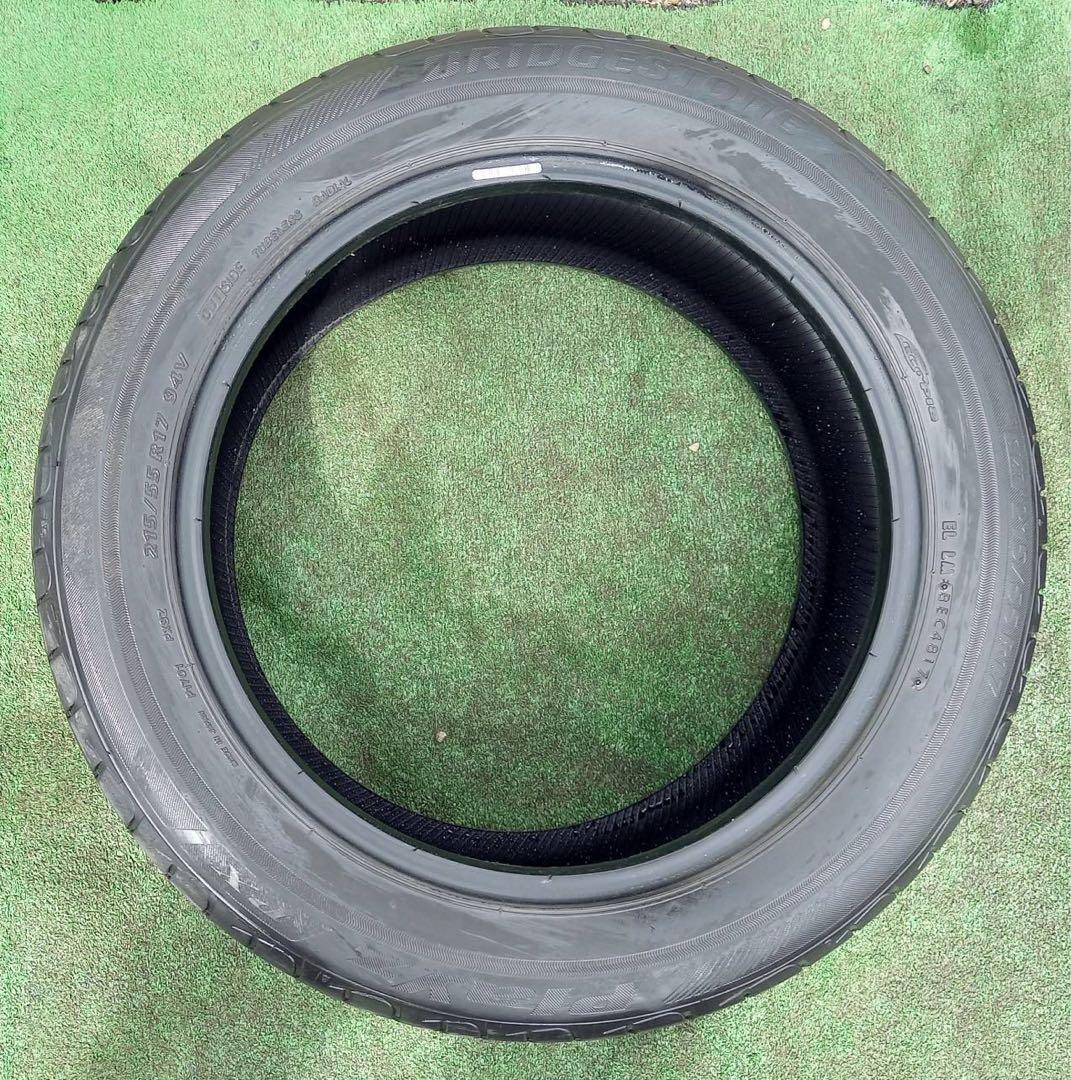 日本製 ブリヂストン 215/55R17 ラジアルタイヤ ４本セット