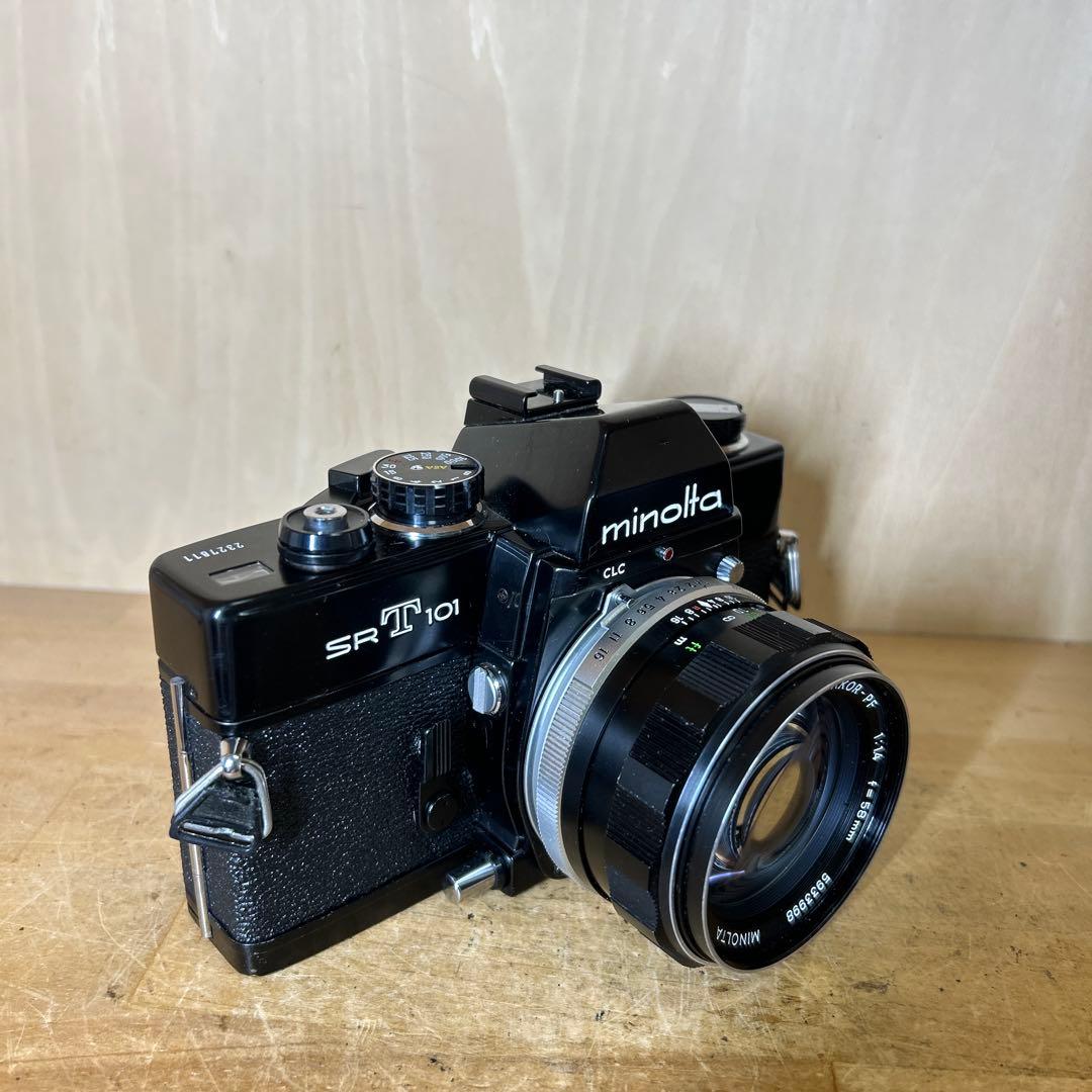 Minolta SRT101+MC Rokkor-PF 58 f1.4 完動美品