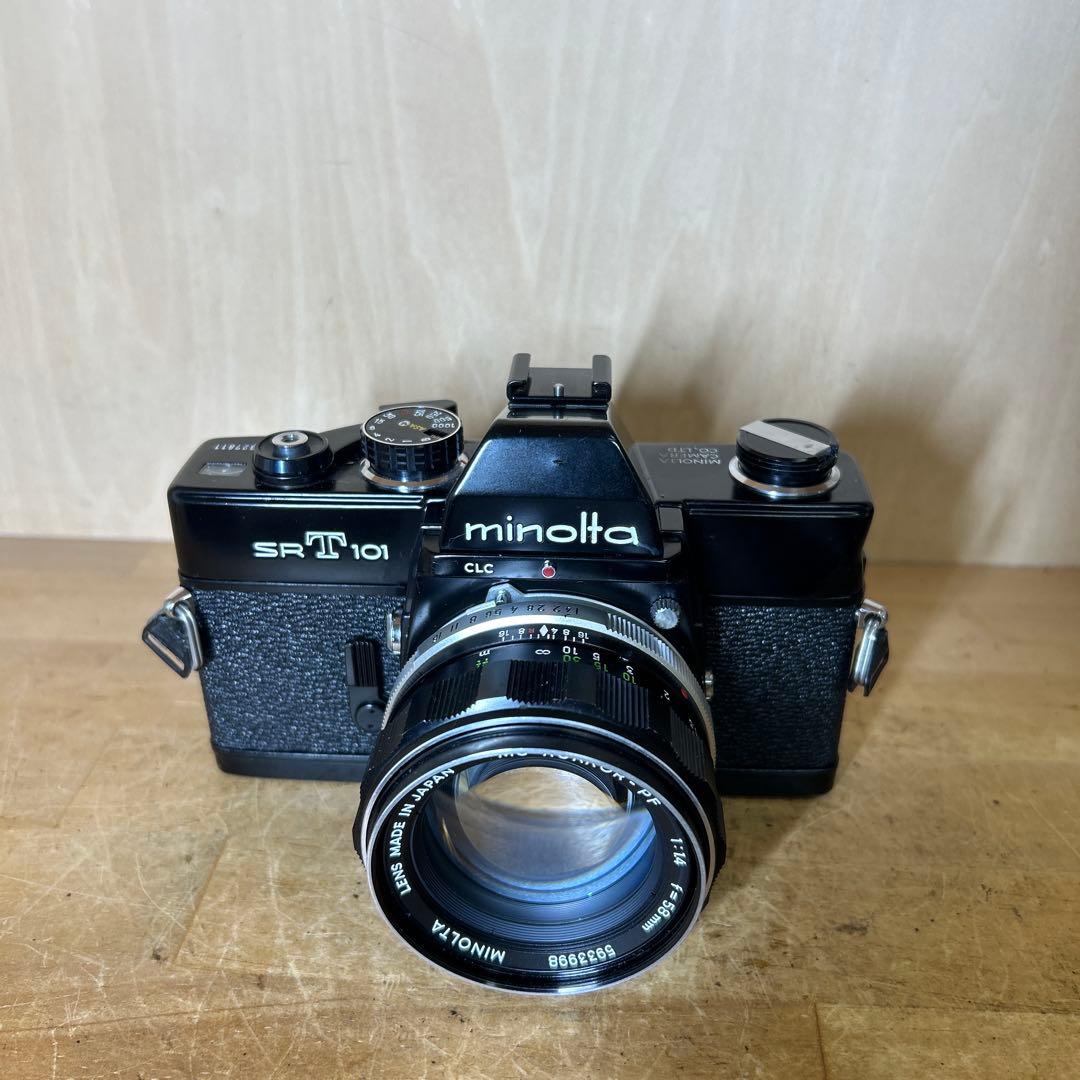 Minolta SRT101+MC Rokkor-PF 58 f1.4 完動美品