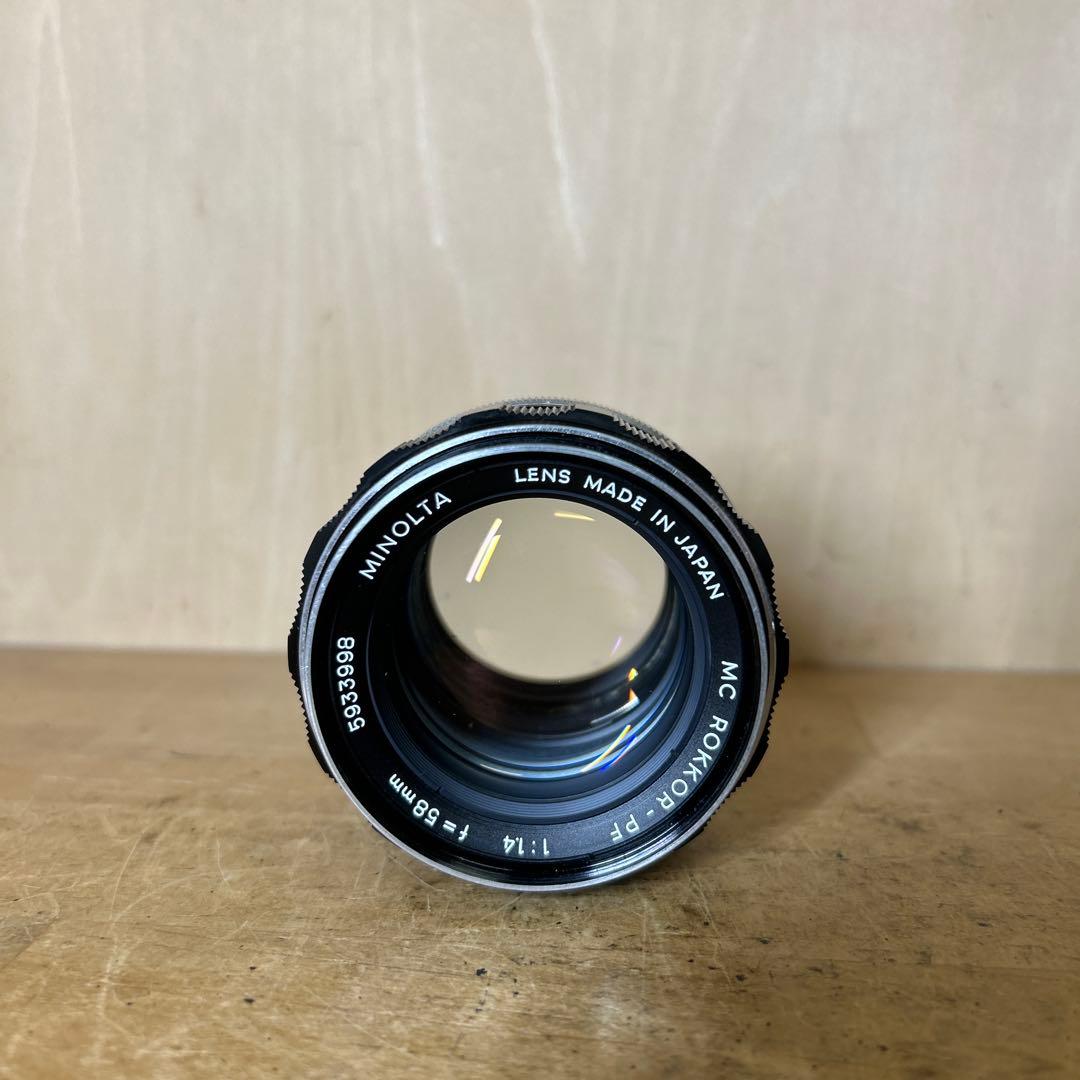 Minolta SRT101+MC Rokkor-PF 58 f1.4 完動美品