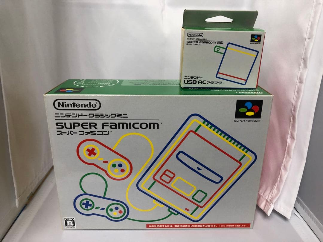 ニンテンドークラシックミニ スーパーファミコン+USB　ACアダプター　未開封品