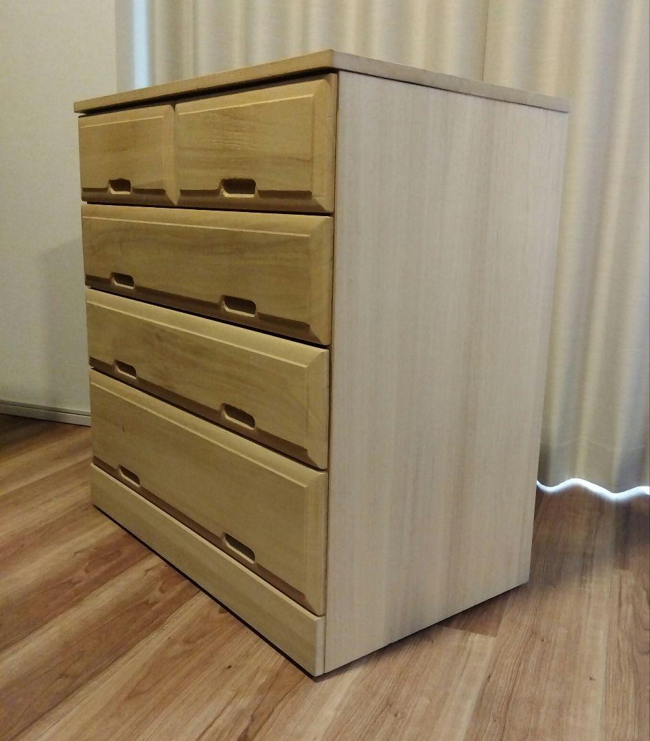 桐 4段チェスト（幅75×奥行44×高さ76cm）