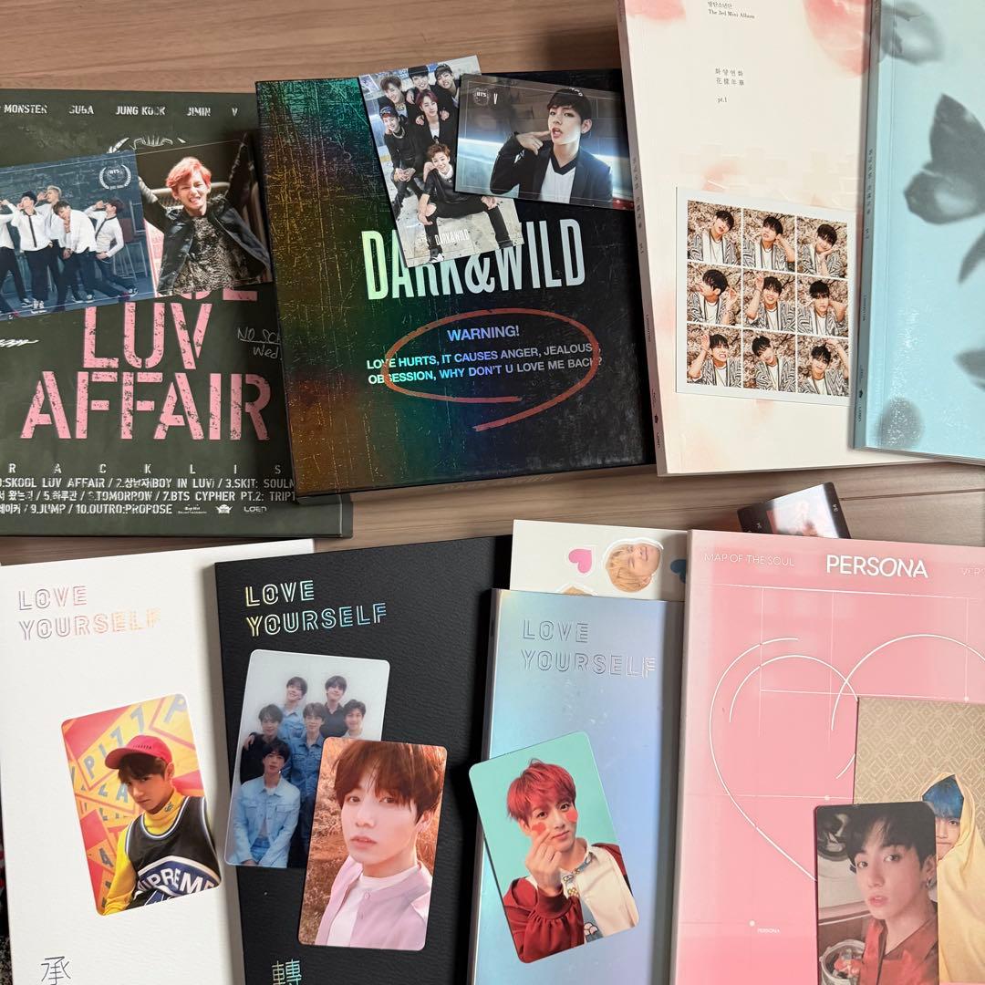 BTS アルバム　まとめ売トレカ付き