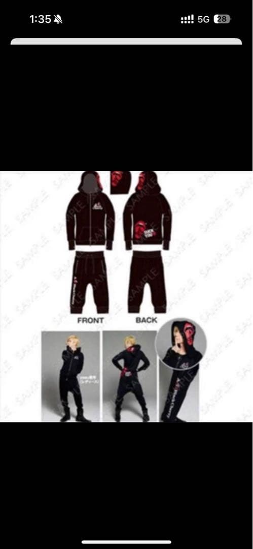 新品未開封Acid Black Cherry パーカーサルエルセット レディース