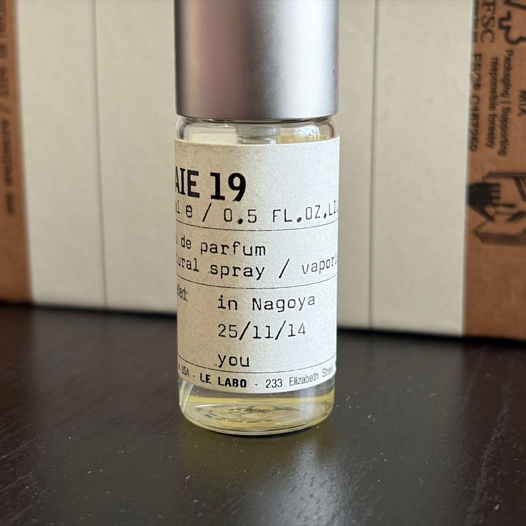 LE LABO BAIE19 ルラボ ベ19 15mL