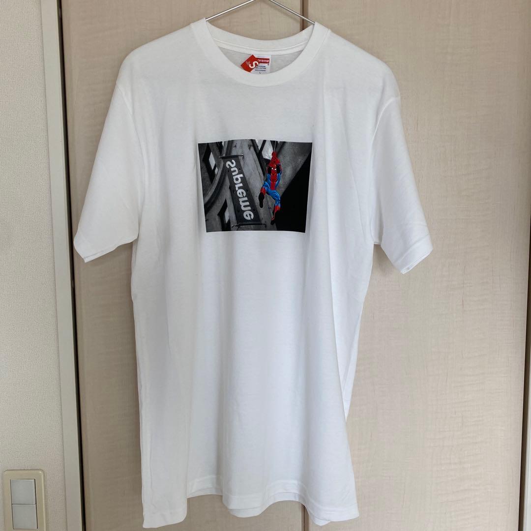 本日中の発送可能　Supreme Spider-Man Tee white L