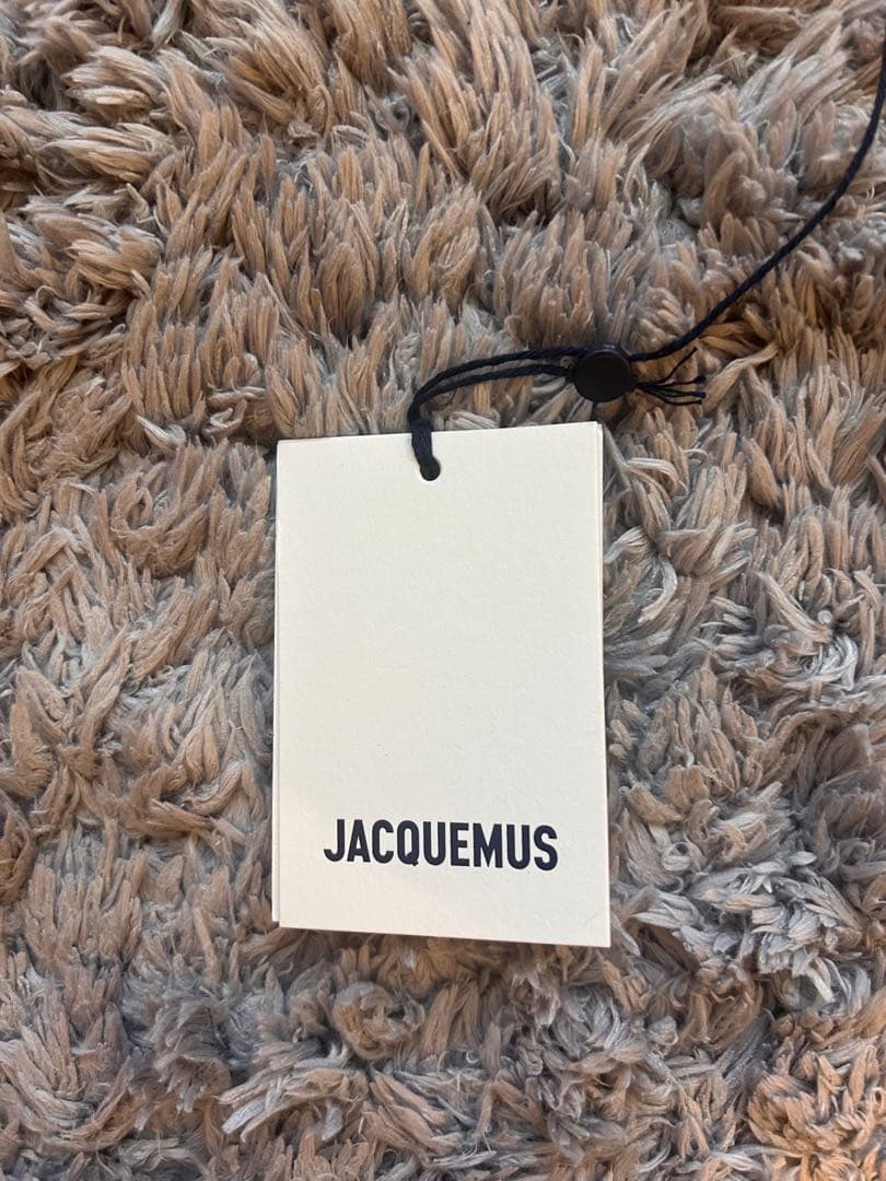 JACQUEMUS ピンクチェック柄 ストール　タグあり