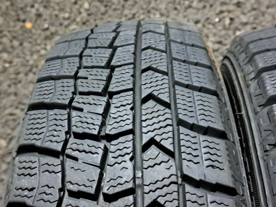 バリ山！155/65R14安心！信頼と剛性のダンロップ！ゴム質良好！送料￥300