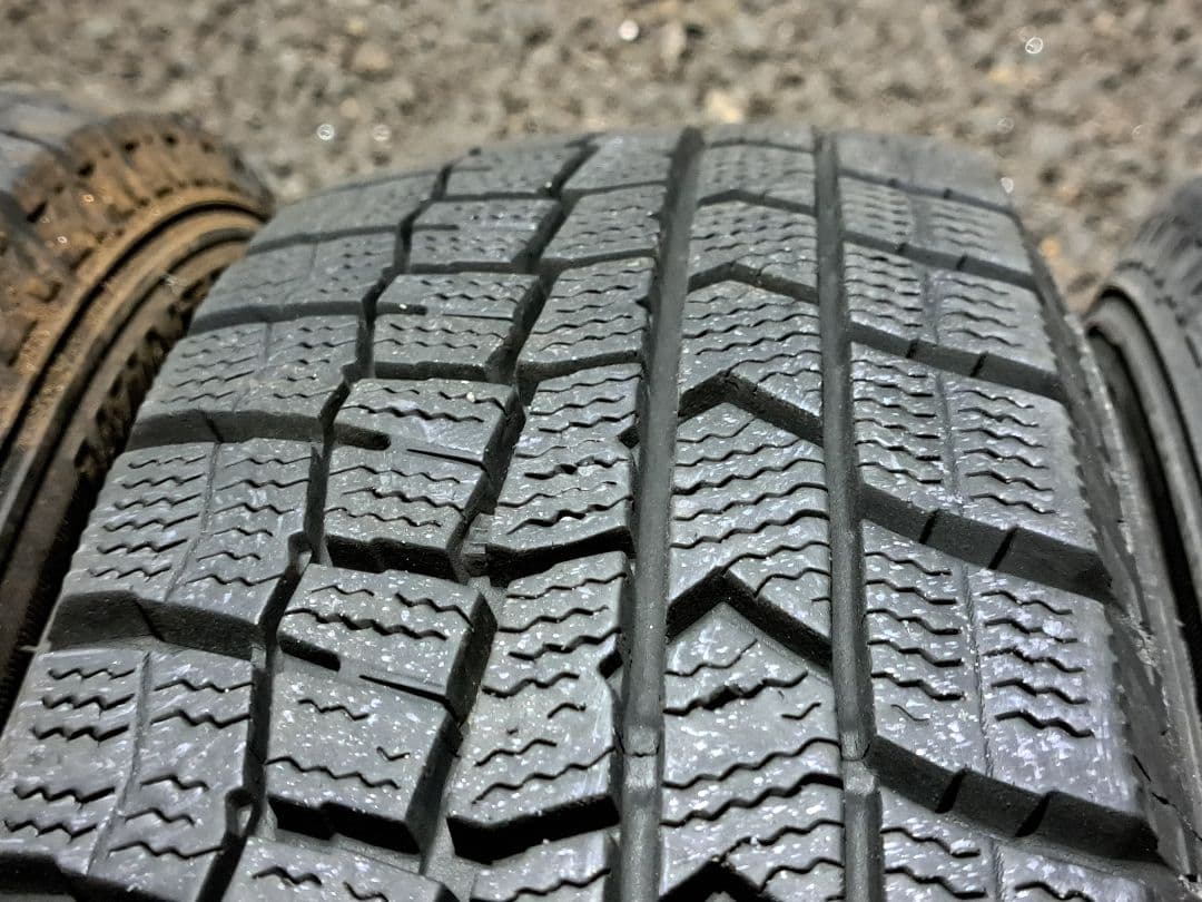 バリ山！155/65R14安心！信頼と剛性のダンロップ！ゴム質良好！送料￥300