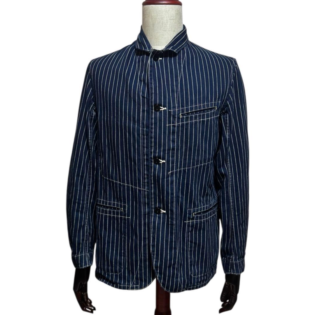 ジャケット・アウター SUGAR CANE 9oz WABASH STRIPE SACK COAT
