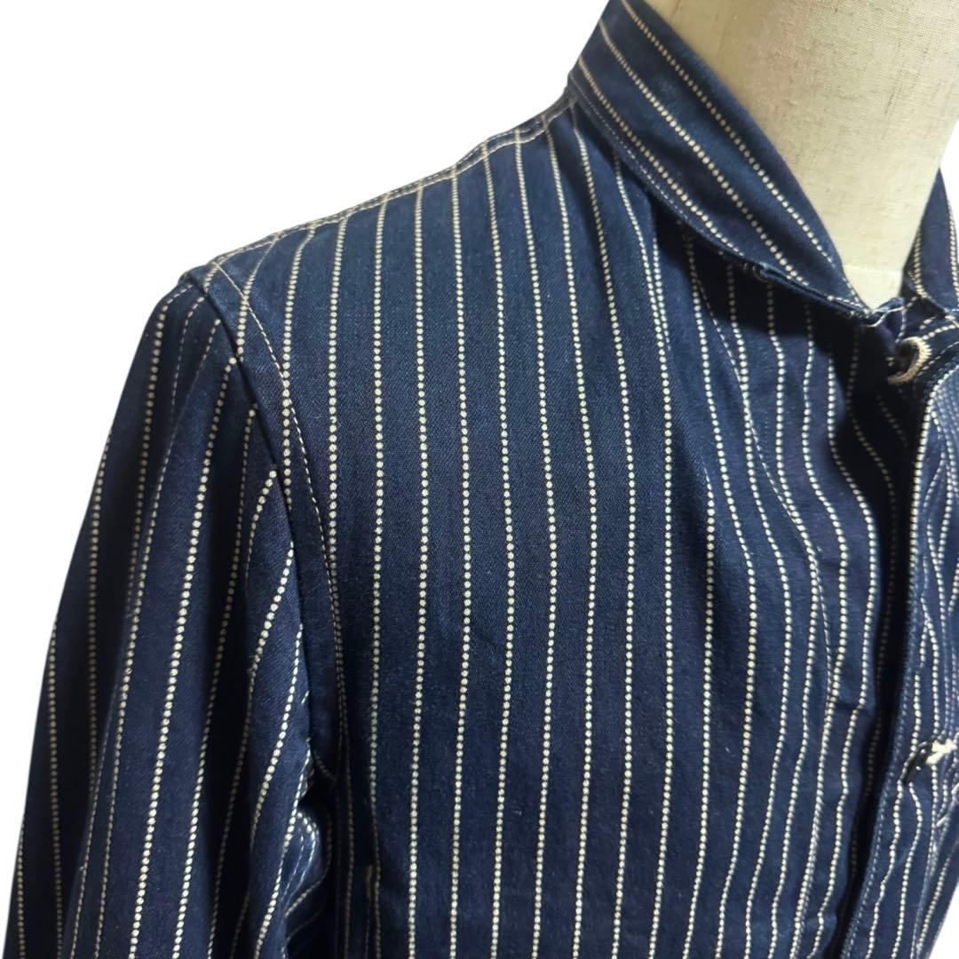 ジャケット・アウター SUGAR CANE 9oz WABASH STRIPE SACK COAT