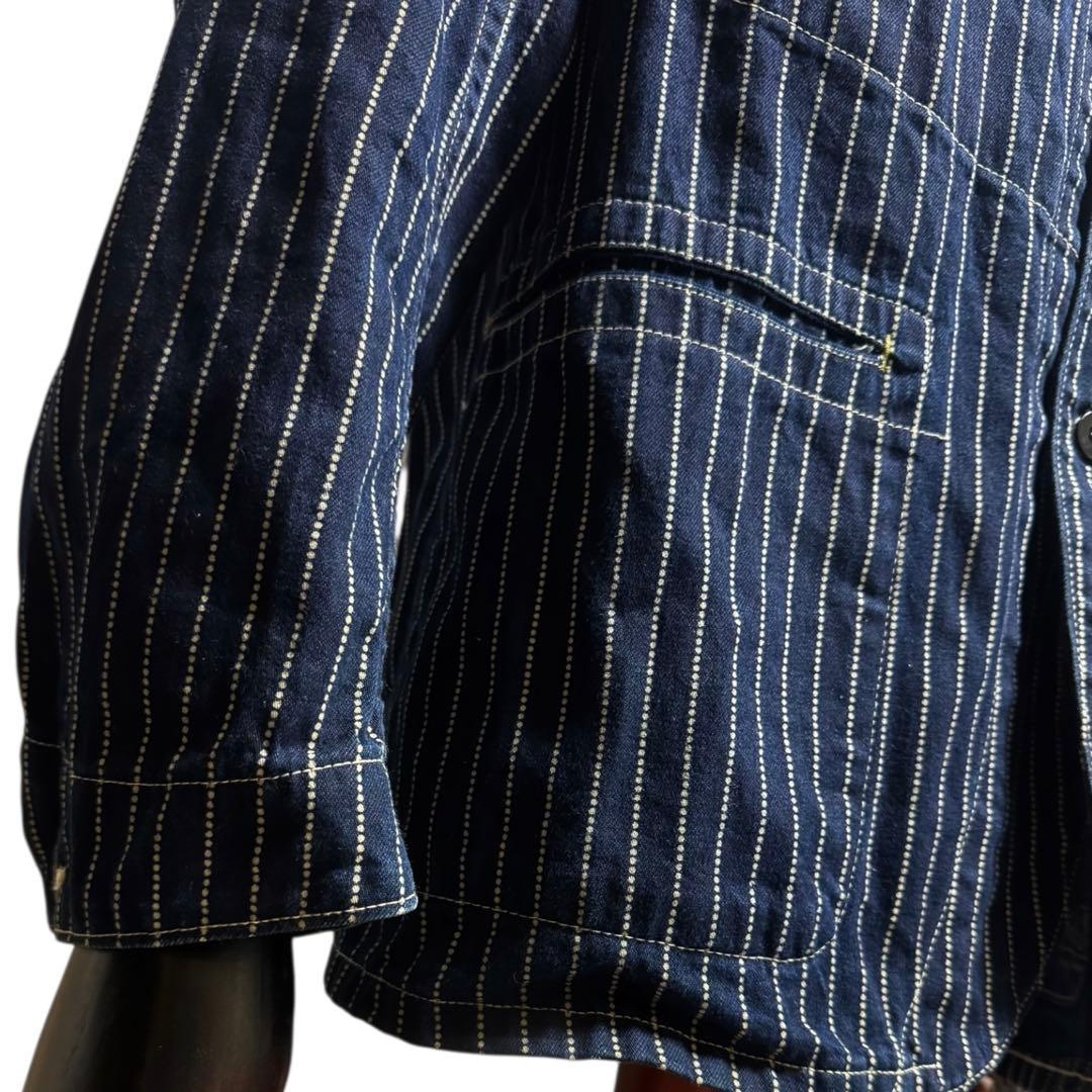 ジャケット・アウター SUGAR CANE 9oz WABASH STRIPE SACK COAT