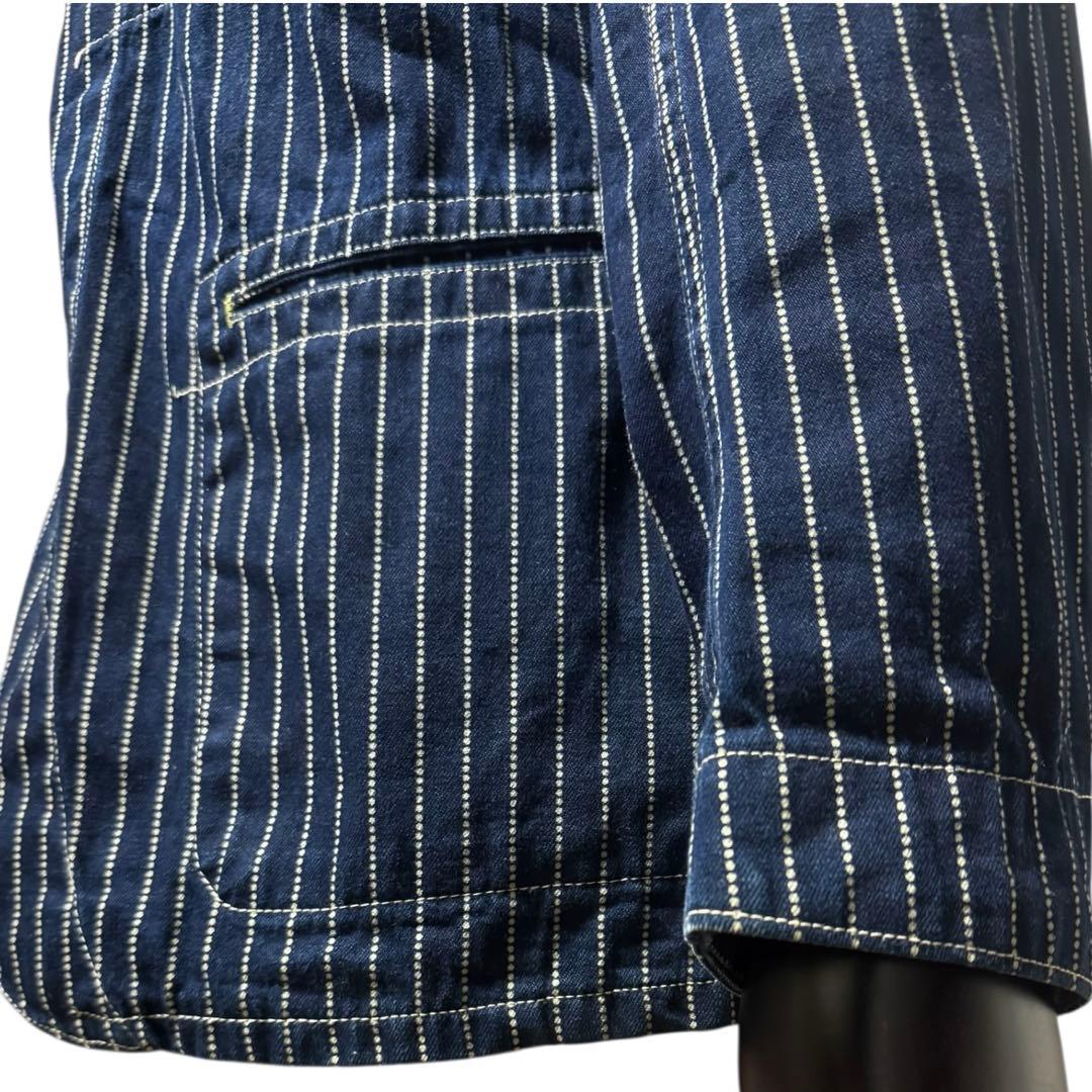 ジャケット・アウター SUGAR CANE 9oz WABASH STRIPE SACK COAT