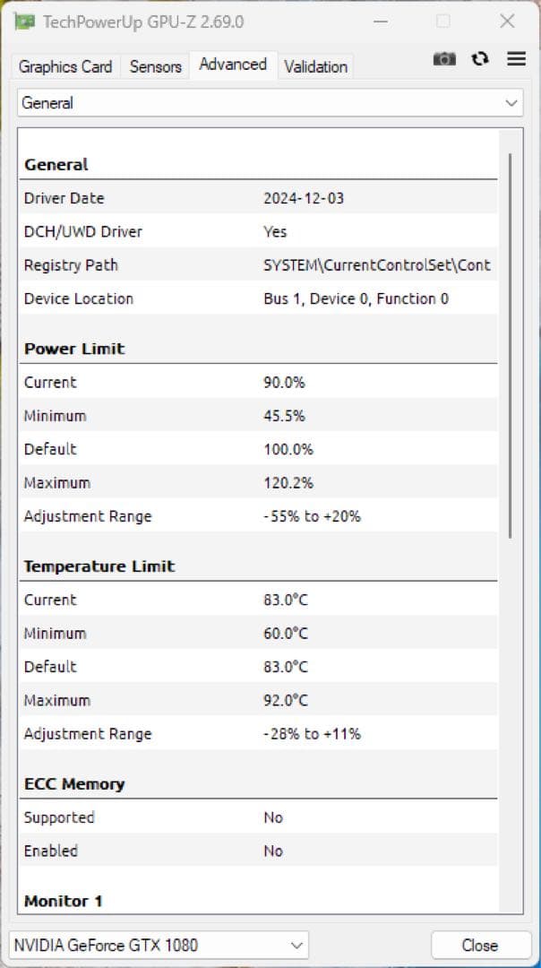 ASUS STRIX GEFORCE GTX1080 8GB 動作確認済み