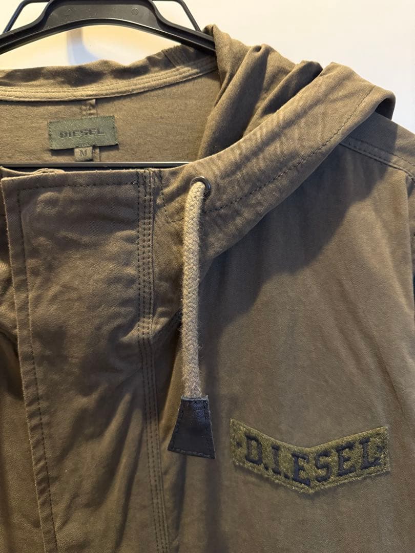 mimimi DIESEL フード付きモッズコート Mサイズ オリーブ