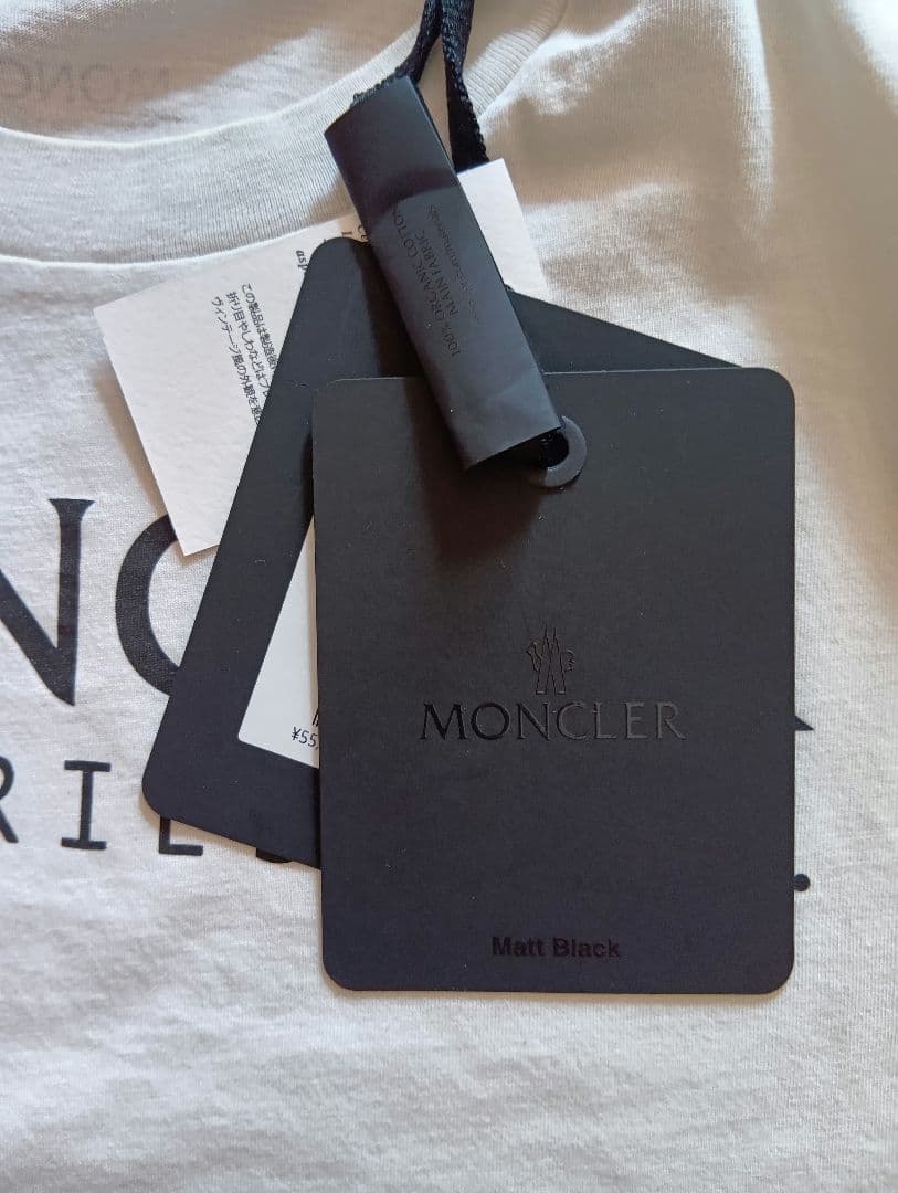 【新品】MONCLER / モンクレール　アイスグレー Tシャツ