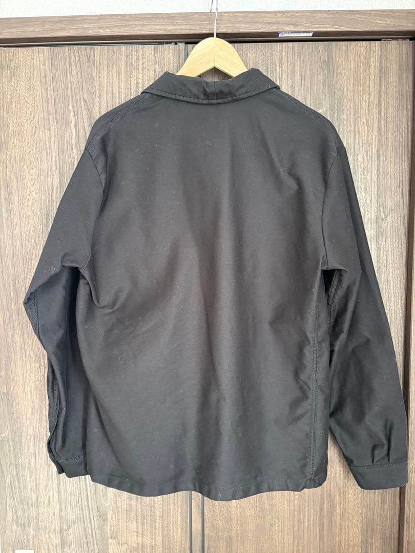 CONFIANCE®TEXTILE ブラックモールスキンジャケット
