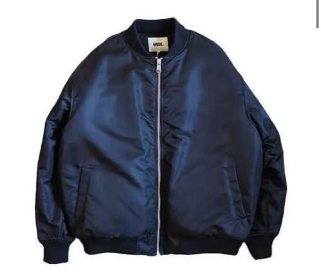 WAX \"Bomber jacket\" ブラック