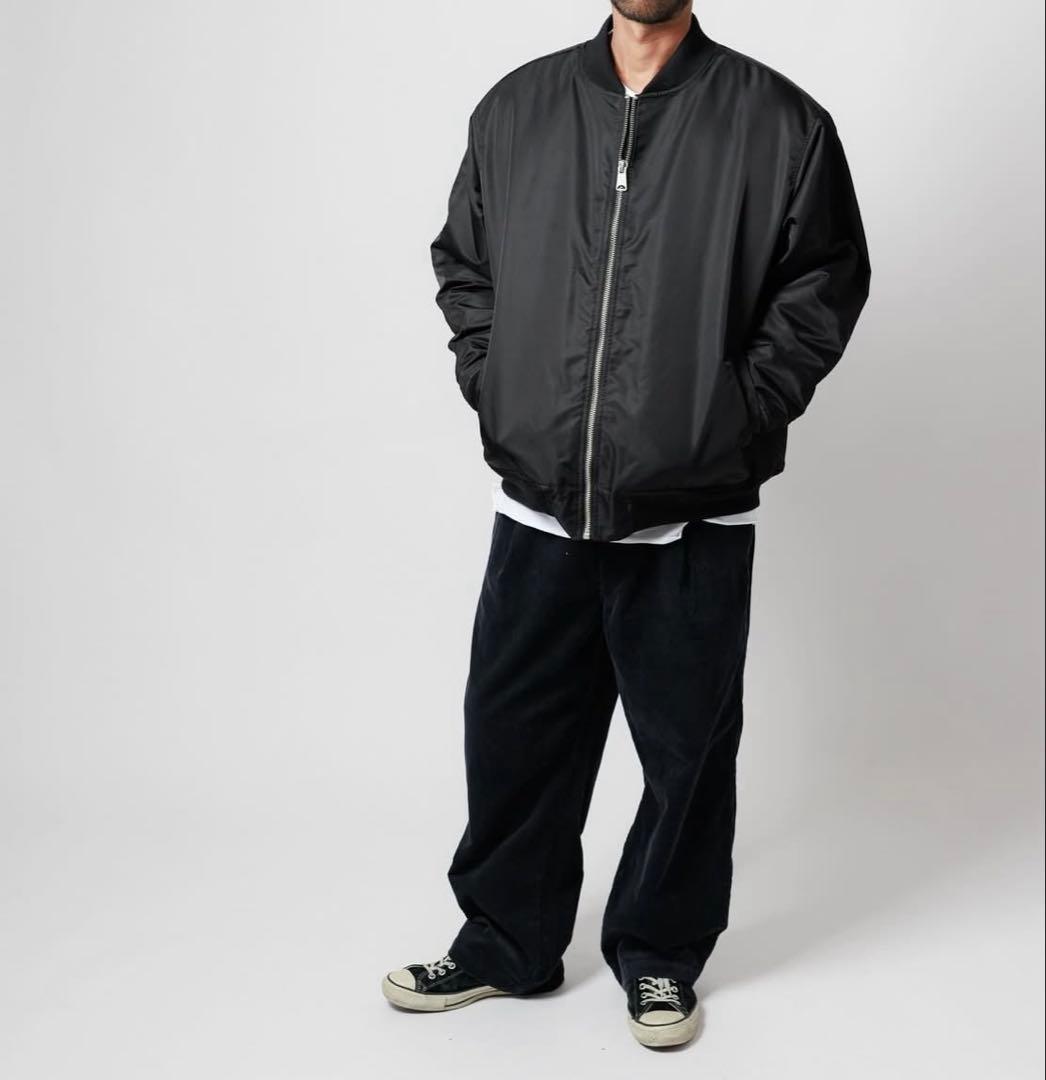 WAX \"Bomber jacket\" ブラック
