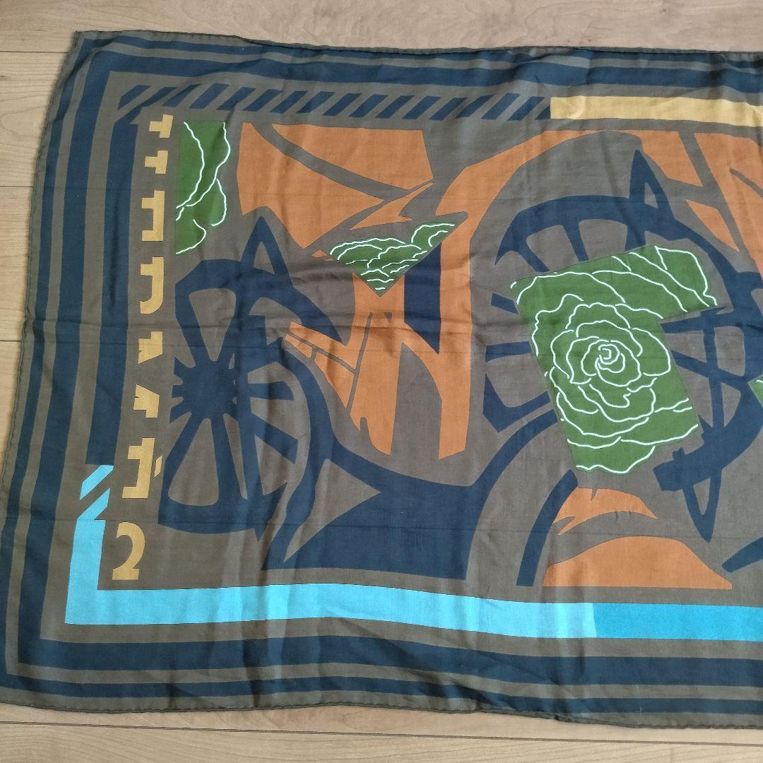 【美品】エルメス ストール 箱付き スカーフ パズル ロング HERMES 希少