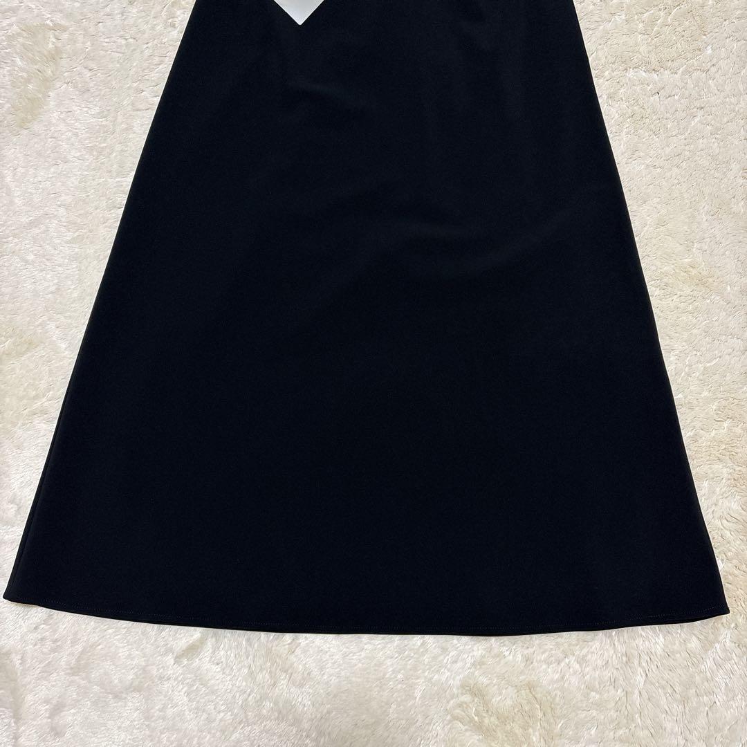 新品 セオリーリュクス 23年 Sycamore ウォッシャブル スカート 黒