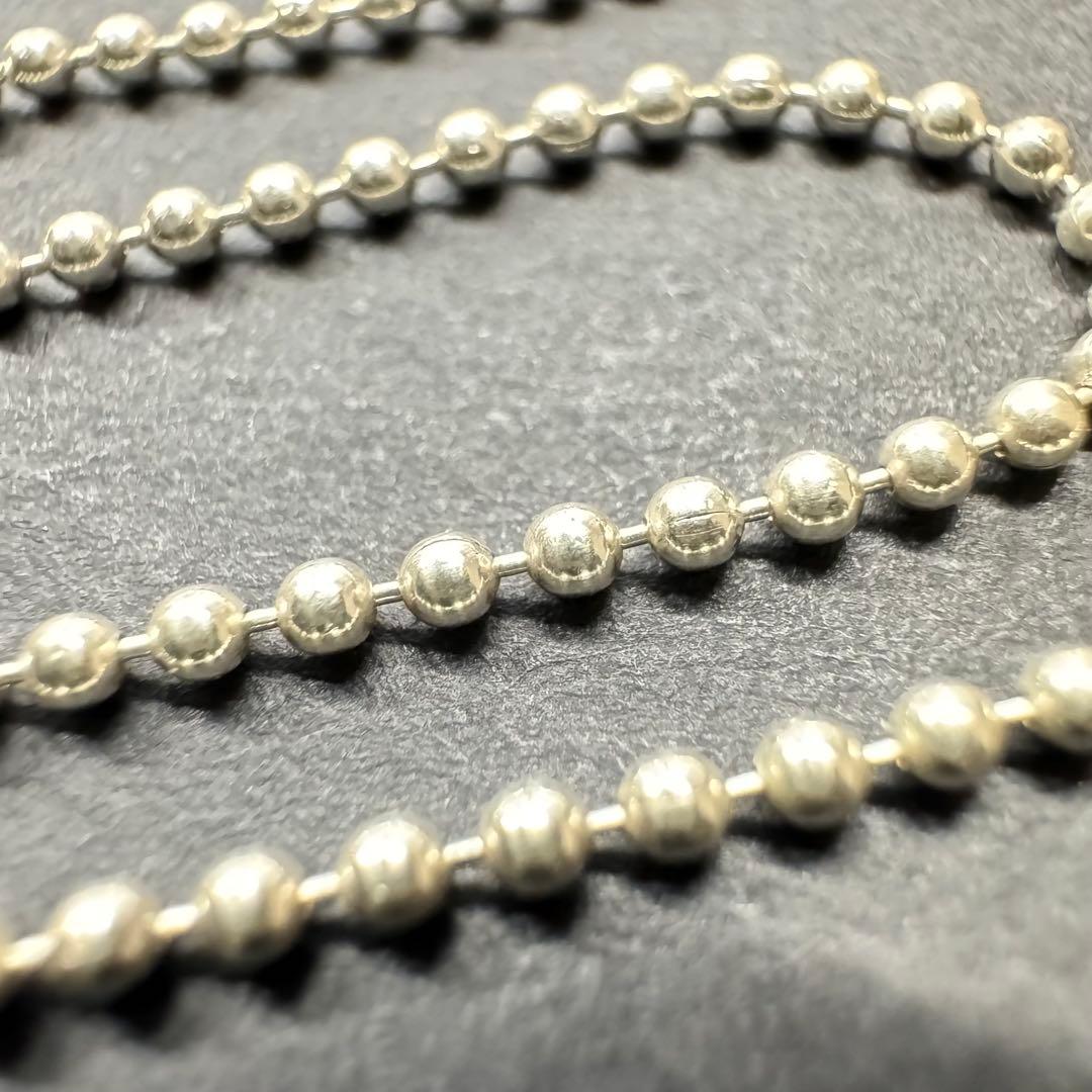 【45㎝ 1.4㎜ボール】ボールチェーンネックレス silver925