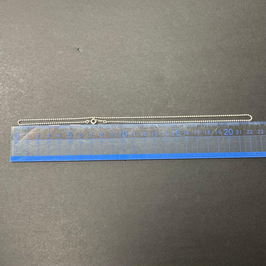 【45㎝ 1.4㎜ボール】ボールチェーンネックレス silver925