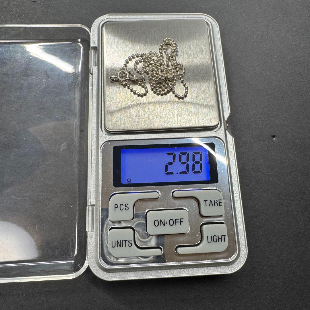 【45㎝ 1.4㎜ボール】ボールチェーンネックレス silver925