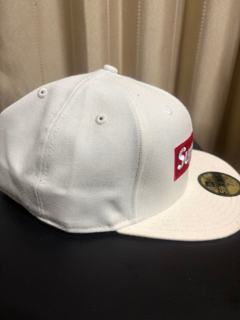 Supreme 59FIFTY ホワイトキャップ 7 1/2