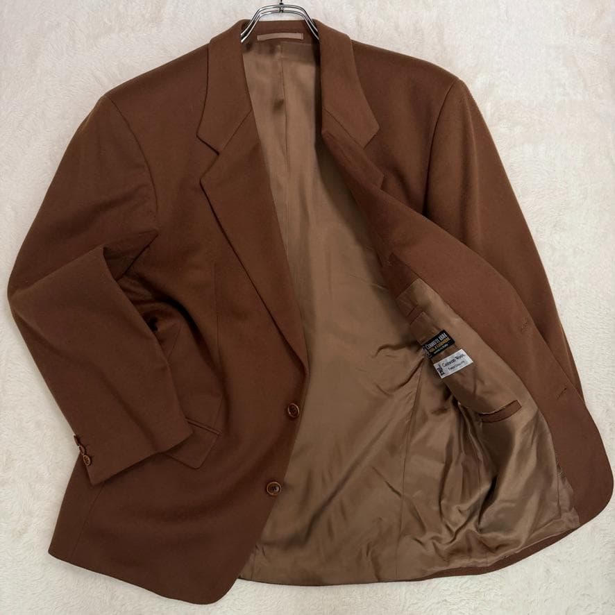 【HUGO BOSS】CERRUTI1881 カシミヤ混テーラードJK 48/L